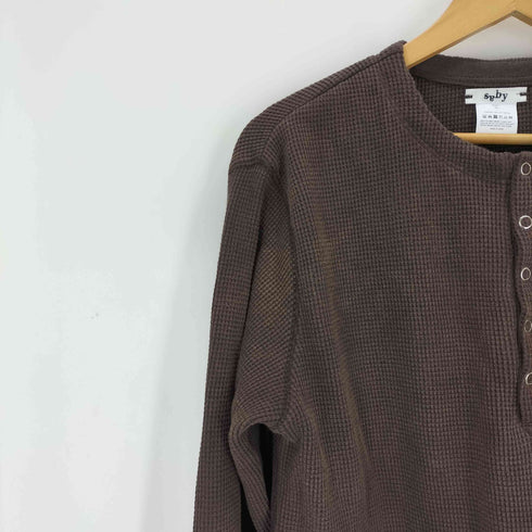 サバイ saby 24AW WAFFLE HENRY NECK SHIRTS メンズ JPN:2